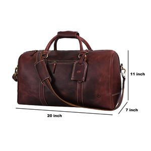 Bolsa de lona de gimnasio ligera con estampado personalizado de alta calidad, cremallera de cuero impermeable, bolsa de deporte de viaje duradera a la moda - Product Image 3