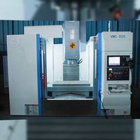 Centre d'usinage vertical CNC industriel universel VMC 855 robuste à 3 axes avec magazine à disques pour 24 outils