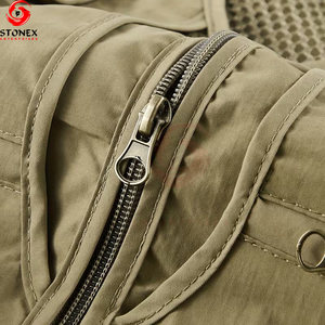 Nouveau gilet de sécurité réfléchissant 2025, design personnalisé, polyester respirant, vêtement d'été unisexe, fermeture éclair, séchage rapide - Product Image 5