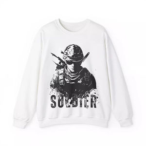 เสื้อสเวตเตอร์แบบลำลองของผู้หญิงเสื้อสเวตเตอร์แบบสวมหัวแขนยาวผ้าคอตตอน100% สีพื้นสไตล์เกาหลีออกแบบได้ตามต้องการ - Product Image 1