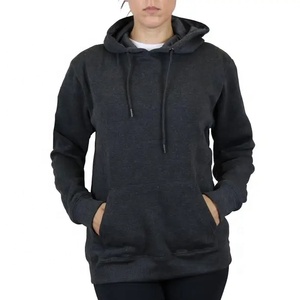 Vente en gros Pull à capuche en polaire tricoté surdimensionné personnalisé pour femmes Long Street Wear avec différentes couleurs de manches d'hiver avec poches - Product Image 6