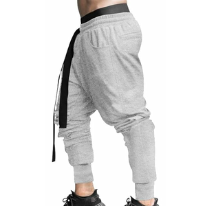 Nouveauté Pantalon de survêtement unisexe de haute qualité en polyester respirant à taille élastique et couleur unie pour l'hiver, idéal pour la course à pied - Product Image 3
