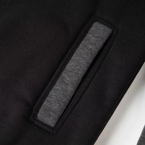 Veste universitaire en laine et manches en cuir PU véritable, veste de baseball pour hommes et femmes, broderie personnalisée, patchwork - Product Image 6