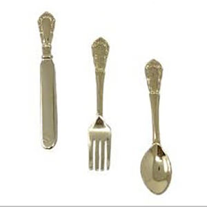 Wholesale Customized Logo Stainless Steel Gold Finishing Dinnerware Set Metal Cutlery Spoons & <b>Forks</b> for Weddings - Product Image 5