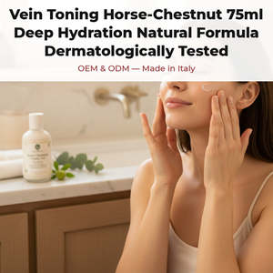 "Deep Hydration Body Lotion-75ml Natural Formula Horse <b>Chestnut</b> Dermatologically Tested Private Label Italy RedMoringa" - Product Image 2