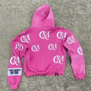 Autumn Casual 100% Cotton Zipper Hoodies Lined With 3D Embroidery Applique Acid Wash Beaded Techniques Solid Pattern Design - Product Image 6