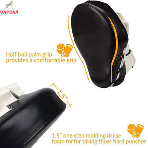 Almohadilla de Entrenamiento de Boxeo de Cuero de Alta Calidad con Diseño Moderno para Adultos - Precio al por Mayor, Personalizable, Fabricante de Pakistán - Product Image 3