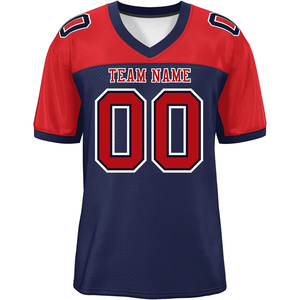 Urban Clubwear Ropa deportiva de fútbol americano Jerseys Malla de poliéster de secado rápido Impresión de sublimación transpirable Logotipo personalizado Tallas grandes - Product Image 5