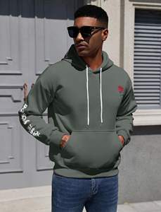 เสื้อฮู้ดโอเวอร์ไซส์ผ้าฝ้ายผ้าฟลีซแบบสตรีทแวร์เสื้อมีฮู้ดโอเวอร์ไซส์ - Product Image 3