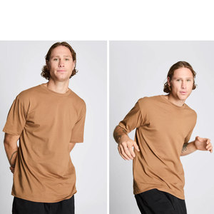 Lane Seven T-Shirt Solide Hommes Poids Lourd Coton Col Ras Du Cou Hommes Super-Lourd Streetwear Boxy T-shirt Surdimensionné pour Hommes - Product Image 6