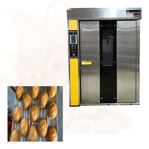 Factory Direct Sales Bread Baking Oven 32 Trays With Trolley Pallet Packaging <b>Rotary</b> Oven Bread Making <b>Machine</b> Made in Vietnam - Product Image 1