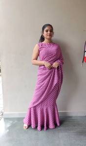 Saree de robe imprimée tendance en vrac par le grossiste Fabzone - Product Image 4