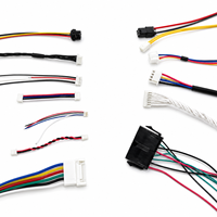 Kabel Harness Terminal Konektor Tembaga Kustom Kompatibel JST Molex, Perakitan Kabel Multi Cabang, Tembaga Elektronik