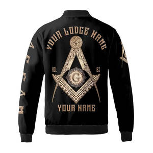 แจ็กเก็ตยีนส์พิมพ์ลายซับลิเมชันสำหรับผู้ชายแฟชั่นแบบวินเทจกันน้ำเป็นมิตรกับสิ่งแวดล้อม - Product Image 3