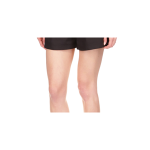 Shorts da donna Michael Kors a vita alta in popeline di cotone con cintura, neri, taglia XS, per Hot Yoga, con tessuto Oxford e logo decorativo - Product Image 3
