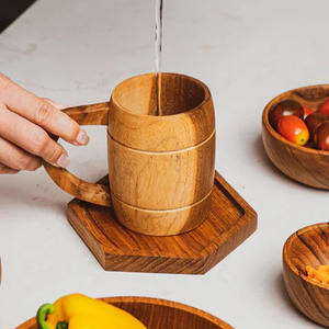 Tasse en bois Tasse en bois faite à la main Tasse en bois rustique - Product Image 2