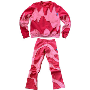 Conjunto de ropa deportiva informal para exteriores de talla grande para hombre, chándal cómodo de manga larga con capucha, pantalones de chándal estampados sólidos para invierno - Product Image 4