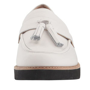 2023 Новые поступления, китайская фабрика, обувь на заказ, слипоны, белые лоферы из коровьей кожи - Product Image 5