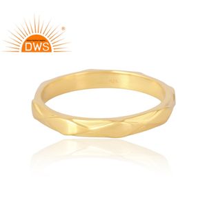 Anillo de Plata de Ley 925 Chapado en Oro de 18K Hecho a Mano, Joyería Fina para Mujer, Regalo para Ella - Product Image 3