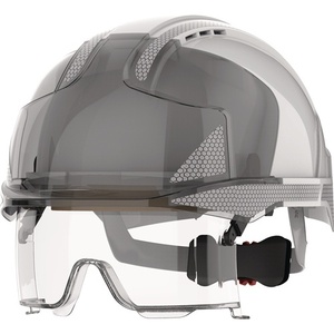 Casque de soudage industriel EVO VISTAlens à obscurcissement automatique, vision complète, blanc/fumé, ABS, EN 397 & EN 50365, JSP, avec garantie de 3 ans - Product Image 1