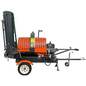 Hot Sale Gasoline Hydraulic 12T 20T Wood Processor Firewood Processor For Construction Log Splitter