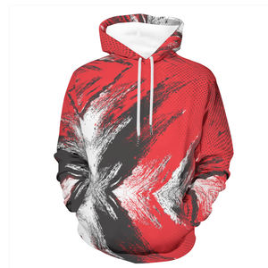 2XS-5XL Sublimation Blank Sweats à capuche blanchis 95% Polyester Pull Respirant hommes street wear sublimation hoodies - Product Image 4