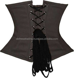 Best New18/26 Double Steel Boned XS <b>Waist</b> Training Crincher Seamless Breathable Underbust Tight Shaper Corset Waspie Bustiers - Product Image 3