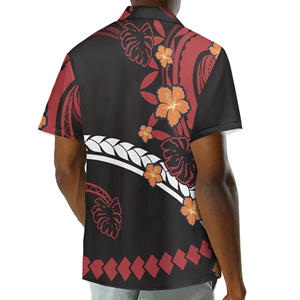 เสื้อแฟชั่นแขนสั้นสำหรับผู้ชายเสื้อฮาวายพิมพ์ลายฮาวาย paukenikeni - Product Image 3