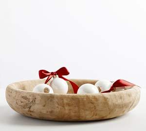 Hand-produced <b>Dough</b> <b>Bowl</b> Essentials Wood Candles <b>Bowl</b> Sustainable <b>Dough</b> <b>Bowl</b> for Candles - Product Image 6