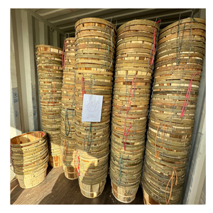 Panier en bois pour crabes et homard-Conteneur fabriqué au Vietnam avec le meilleur prix et le panier de boisseau de crabe en bois Standard d'exportation - Product Image 1