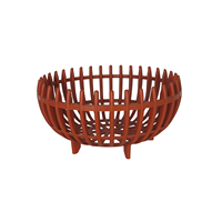 Pot Bunga Plastik Folin Modern Style GLB-300, Dapat Didaur Ulang, Ringan, Dapat Ditumpuk, Diameter 300mm, Tinggi 165mm, Untuk Penggunaan di Kebun Sepanjang Musim