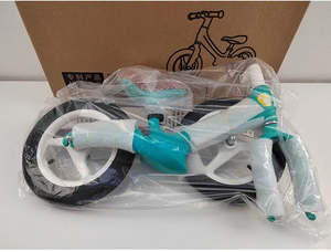 Vélo d'équilibre pour enfants Mini Rider 12 pouces en nylon léger vert - Product Image 2
