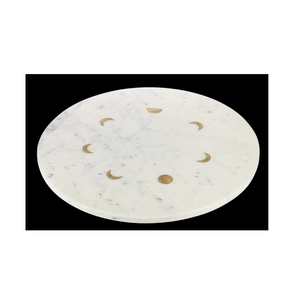 Marbre Lazy Susan Fabriqué à la main Gris et noir forme ronde bar bouteille utiliser Organisateur Lazy Susan Pour au meilleur prix - Product Image 3