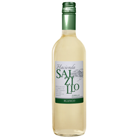 HACIENDA SALZILLO Vin Blanc Espagnol Premium 12,5% d'alcool Goût fruité sec Vin de table Airen Bouteille de 750 ml DOP Jumilla 2023