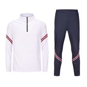 Survêtements d'entraînement pour hommes personnalisés 2024, 100% coton, respirants, deux pièces, hiver, fermeture éclair, logo personnalisé, design de survêtement - Product Image 5