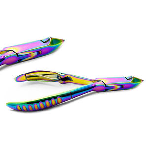 Pinza para cutículas, removedor de uñas, manicura, pedicura, cortaúñas de titanio múltiple - Product Image 1