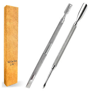 Nail Cuticle Pusher Cuticle <b>Remover</b> Cuticle Trimmer Spoon Shaped Nail Cleaner Dual Sided Manicure Pedicure <b>Tools</b> - Product Image 1