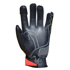 Gants de moto en cuir véritable d'hiver de haute qualité Gants de moto de route de course noirs Sports chauds en plein air, y compris le ski - Product Image 3
