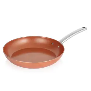 Độc đáo Frying Pan nhà khách sạn nhà hàng đồ dùng nhà bếp trang trí nhà Fry Pan tinh khiết màu đồng độc đáo nấu ăn Frying Pan