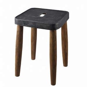 Tabourets de bar ronds de petite taille avec base en métal, nouveaux meubles de salon et commerciaux pour une utilisation à domicile, tabouret pour bar, pubs - Product Image 6