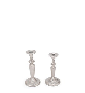 Nickel Plaqué Pilier Chandelier Stand En Aluminium Bougeoir Exportations Fine Qualité Vacances De Noël Bougeoirs Vintage - Product Image 5