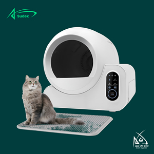 Sudex ALB03 70L Smart Self Cleaning Litter <b>Box</b> App Litter Alarm Odor Filter Reminder Anti Pinch Health Monitor Multiple <b>Cats</b> OEM - Product Image 5