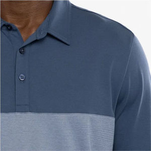 Última llegada de los hombres de la camisa Polo Precio al por mayor Servicio de OEM Mejor fabricación Cómodo sostenible Tendencia Hombres Polo Shirt - Product Image 5