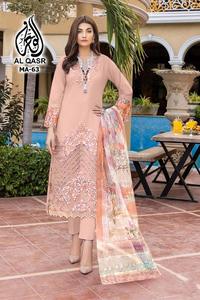 El último diseñador Faux Georgette bordado trabajo a mano Kurti Set por Fab Zone Indian & Pakistani Clothing - Product Image 3