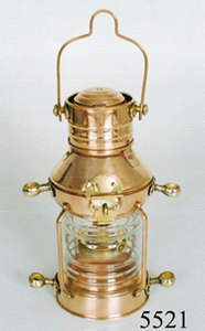 Lampe à huile de navire nautique en laiton "Port" Fournisseur polonais Plaine rouge et fabricants de lampes et lanternes de navires nautiques - Product Image 3