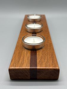 Luxury Solid Wood Candle Holder | Handmade Craft | Wholesale Bulk Manufacturer - Product Image 2