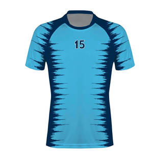 T-shirt à col rond de meilleure qualité en jersey tailles personnalisées tricoté surdimensionné avec football gaélique GAA T-shirt personnalisé pour hommes - Product Image 5