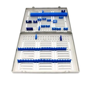 Kit de Instrumentos Periodontales Manuales de Alta Calidad, 33 Piezas, Implantes Dentales, Cirugía, Ortodoncia, GERMEN, Acero Inoxidable, Certificado CE - Product Image 3
