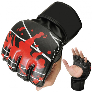 Guantes de MMA de Piel de Primera Calidad, Transpirables, de Medio Dedo, a Bajo Precio, Servicios OEM, Más Vendidos, Duraderos, para Entrenamiento - Product Image 3