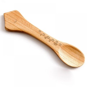 Cuchara espátula de madera de diseñador y manualidades de diseñador de pescado, elegante cuchara para servir arroz - Product Image 6